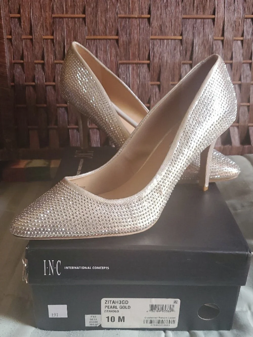 INC International Concepts embellished rhinestone